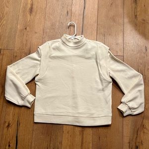 Y2K Express white sweater NWT
